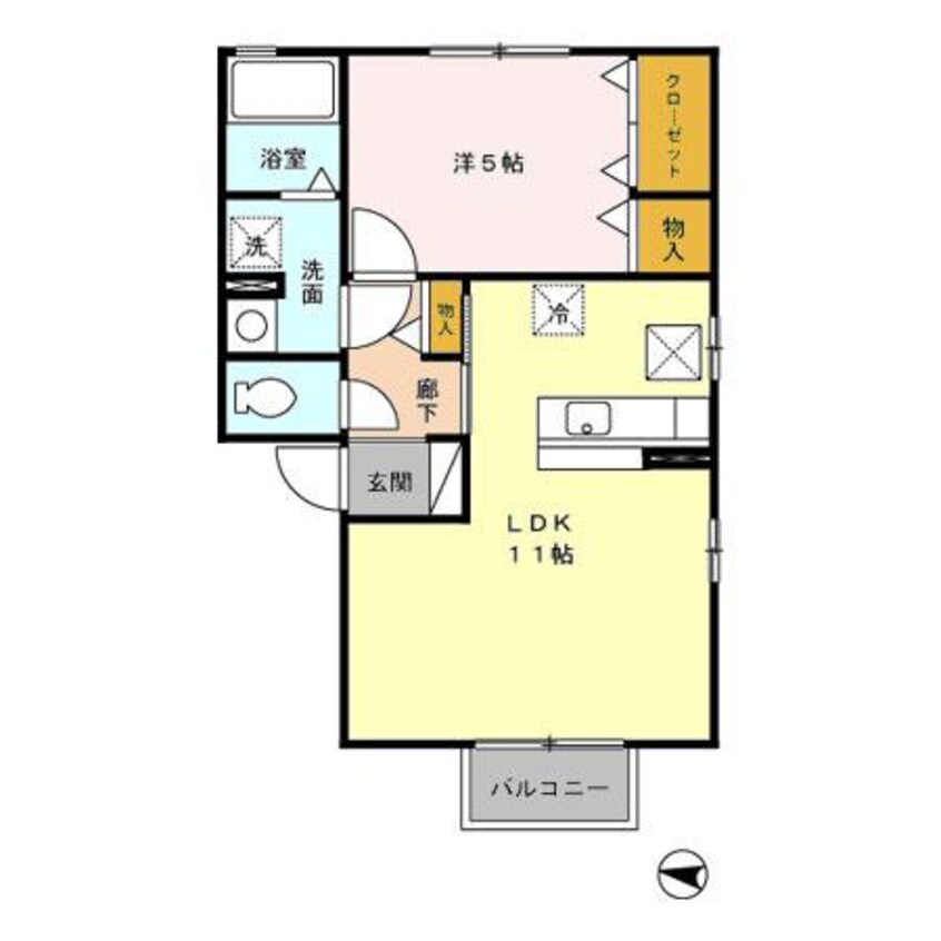 間取図 Sweet Chocolat