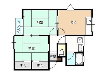 間取図 タウンエクセル　Ｂ