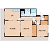 桜ヶ丘ハイツ 3DKの間取り