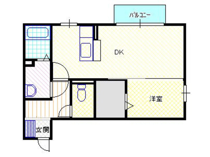 間取図 リッツ　Ｂ