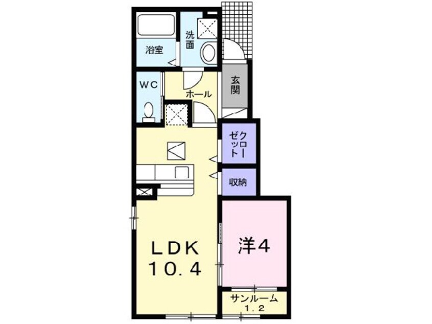間取図 ティーズメゾン