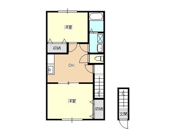 間取図 黄金ハイツレオ２号棟