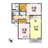 グランメールＹ　Ｂ 2DKの間取り