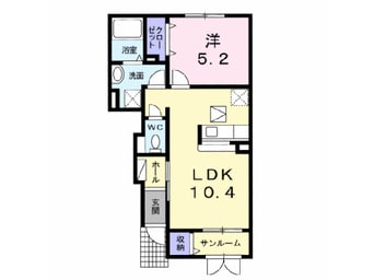 間取図 ソレイユベルⅦ