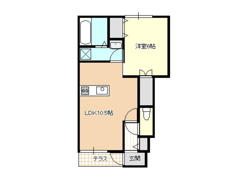 間取図 シャン・ドール