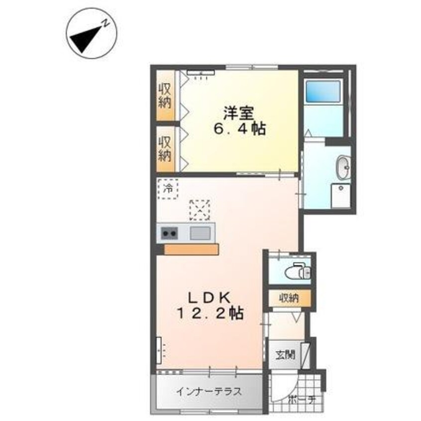 間取図 グリーンコートⅢ