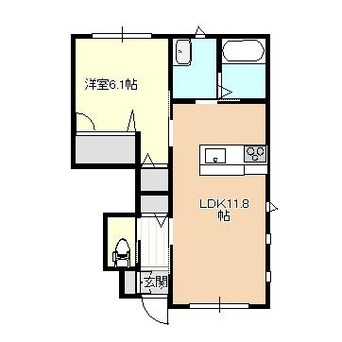 間取図 シャーﾒｿﾞﾝSUMON早通Ⅲ