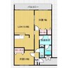 ハイム・ファンタス 2LDKの間取り