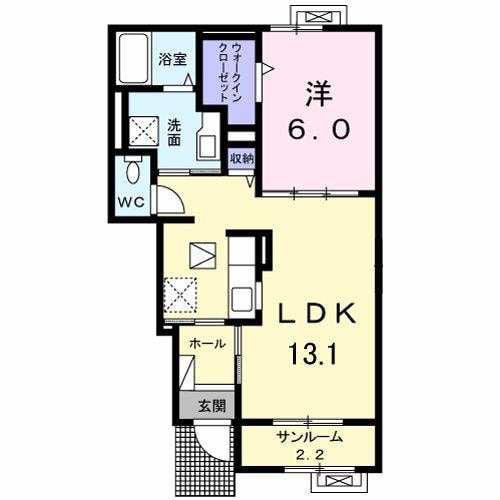 間取り図 メープル秋葉Ⅰ