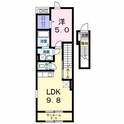 ムーランゼⅡの間取図