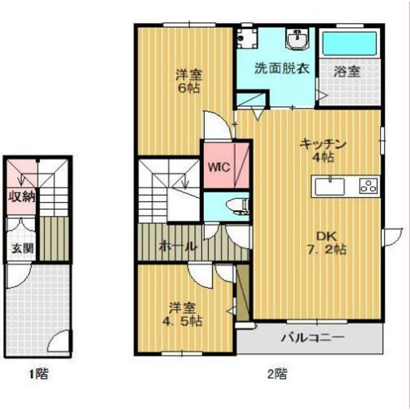 間取図 サンディーア
