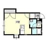 ローゼンクローネ米山 1Rの間取り