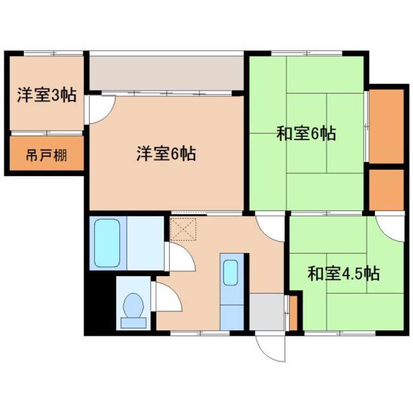 間取図 あけぼのマンション