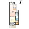 リベルタス 1LDKの間取り