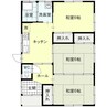 山谷町2丁目貸家 3DKの間取り