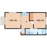 サザンハウス 2Kの間取り