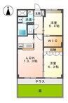 宇野線<宇野みなと線>/備前西市駅 徒歩28分 1階 築13年 2LDKの間取り