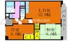 山陽本線（中国）/西川原駅 徒歩22分 4階 築26年 2LDKの間取り