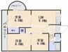 宇野線<宇野みなと線>/備前西市駅 徒歩28分 5階 築38年 3LDKの間取り