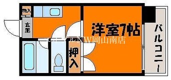 間取図 宇野線<宇野みなと線>/備前西市駅 徒歩19分 3階 築33年