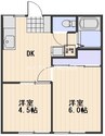 宇野線<宇野みなと線>/備前西市駅 バス:35分:停歩6分 2階 築40年 2DKの間取り