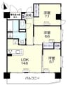 岡山市電清輝橋線<岡山電気軌道>/清輝橋駅 徒歩46分 6階 築11年 3LDKの間取り