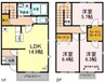 山陽本線（中国）/北長瀬駅 徒歩28分 1階 築15年 3LDKの間取り