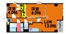 宇野線<宇野みなと線>/備前西市駅 徒歩5分 4階 築27年 2LDKの間取り