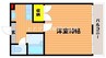 宇野線<宇野みなと線>/備前西市駅 徒歩10分 1階 築27年 1Kの間取り