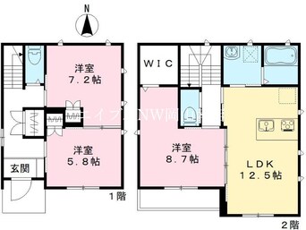 間取図 岡山市電東山本線<岡山電気軌道>/東山・おかでんミュージアム駅 徒歩26分 1階 1年未満