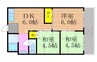 宇野線<宇野みなと線>/備前西市駅 徒歩23分 2階 築30年 3DKの間取り