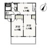 宇野線<宇野みなと線>/備前西市駅 徒歩23分 1階 築21年 2DKの間取り