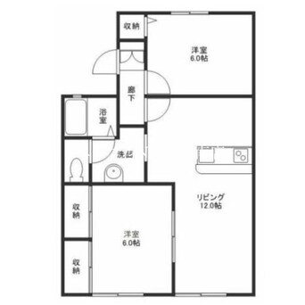 間取図 宇野線<宇野みなと線>/大元駅 徒歩35分 1階 築30年