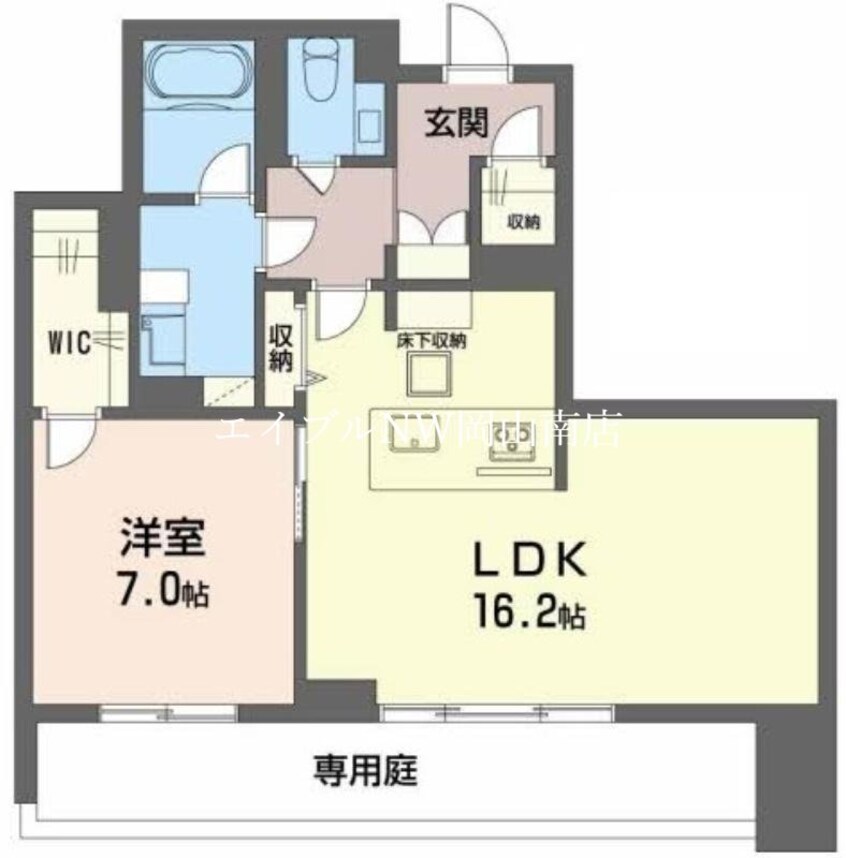 間取図 山陽本線（中国）/北長瀬駅 徒歩26分 1階 建築中