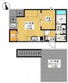 宇野線<宇野みなと線>/備前西市駅 徒歩21分 2階 築5年 1LDKの間取り