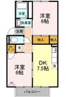 宇野線<宇野みなと線>/備前西市駅 徒歩18分 2階 築35年 2DKの間取り