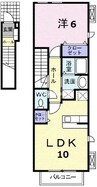 山陽本線（中国）/岡山駅 バス:22分:停歩2分 2階 築15年 1LDKの間取り