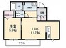 宇野線<宇野みなと線>/備前西市駅 徒歩20分 1階 築9年 1LDKの間取り