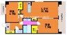 岡山市電東山本線<岡山電気軌道>/中納言駅 徒歩9分 4階 築16年 2LDKの間取り