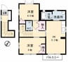 岡山市電東山本線<岡山電気軌道>/東山・おかでんミュージアム駅 徒歩53分 2階 築22年 2DKの間取り