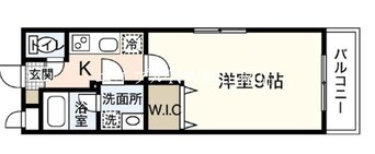 間取図 山陽本線（中国）/岡山駅 徒歩8分 4階 築9年