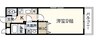 山陽本線（中国）/岡山駅 徒歩8分 4階 築9年 1Kの間取り
