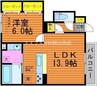 岡山市電清輝橋線<岡山電気軌道>/清輝橋駅 徒歩21分 1階 築8年 1LDKの間取り