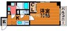 岡山市電清輝橋線<岡山電気軌道>/清輝橋駅 徒歩4分 2階 築15年 1Kの間取り