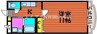 宇野線<宇野みなと線>/大元駅 徒歩14分 3階 築18年 1Kの間取り