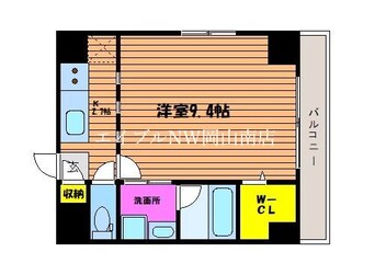 間取図 山陽本線（中国）/岡山駅 徒歩14分 6階 築5年