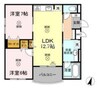 山陽本線（中国）/北長瀬駅 徒歩9分 5階 築6年 2LDKの間取り