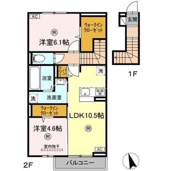 間取図 山陽本線（中国）/岡山駅 バス40分福田公会堂前下車:停歩3分 2階 建築中
