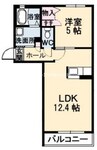 岡山市電清輝橋線<岡山電気軌道>/清輝橋駅 徒歩15分 2階 築14年 1LDKの間取り