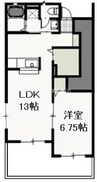 吉備線<桃太郎線>/大安寺駅 徒歩8分 1階 築18年 1LDKの間取り